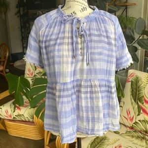 PILCRO BY ANTHROPOLOGY TOP XSMALL